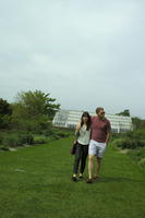 couple, day, England, eye level view, garden, grass, natural light, park, The United Kingdom, walking, Woking