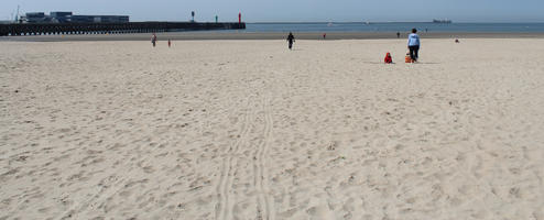 beach, Boulogne-sur-Mer, day, eye level view, France, Nord-Pas-de-Calais, spring, sunny