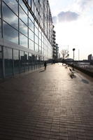 afternoon, day, England, eye level view, facade, glass, London, pavement, spring, sunny, The United Kingdom