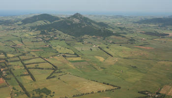 aerial view, Alghero, day, field, Italia , mountain, Sardegna, summer, woodland