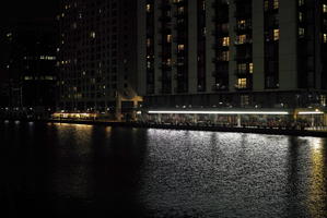 artificial lighting, cityscape, England, eye level view, London, night, reflected, river, The United Kingdom