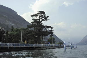 day, eye level view, Italia , lake, Lombardia, Monte Isola, mountain, pier, summer, sunny