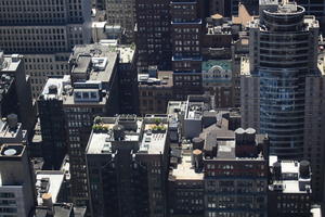 building, cityscape, day, elevated, Manhattan, New York, roof, sunny, The United States