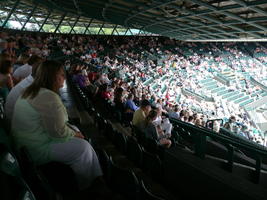 crowd, day, England, eye level view, people, summer, tennis court, The United Kingdom, Wimbledon