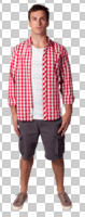 casual, caucasian, cutout, cutout men, cutout people, day, diffuse, diffused light, eye level view, front, male, man, standing, summer