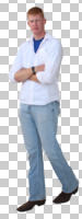 casual, cutout, cutout men, cutout people, day, diffuse, diffused light, eye level view, front, male, man, summer, walking