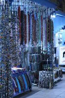 artificial lighting, autumn, Essaouira, eye level view, jewellery, market, Morocco, object, souvenir, stall