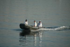 boat, day, East Timor, Egypt, Egypt, eye level view, man, middleastern, natural light, river, river Nile, sitting