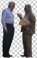 ambient light, caucasian, cutout, cutout men, cutout people, day, elderly, eye level view, male, side, standing