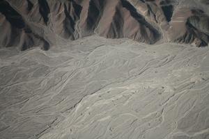 aerial view, day, desert, Ica, landmarks, mountain, natural light, Nazca, Nazca lines, Peru, riverbed, sunny
