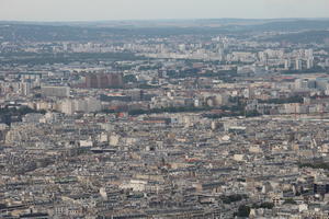 aerial view, autumn, city, cityscape, day, diffuse, diffused light, France, Ile-De-France, Paris