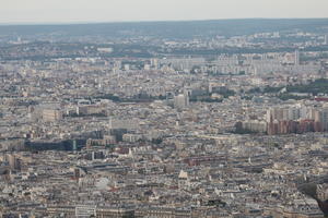aerial view, autumn, city, cityscape, day, diffuse, diffused light, France, Ile-De-France, Paris