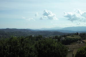 Chateauneuf, clear, cloud, day, eye level view, France, mountain, Provence Alpes Cote D