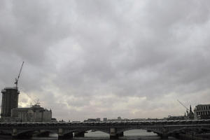 bridge, cityscape, day, England, eye level view, London, natural light, overcast, overcast, sky, The United Kingdom