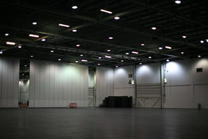artificial lighting, ceiling, England, eye level view, hangar, indoor lighting, indoors, interior, light, London, The United Kingdom