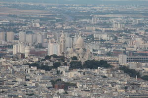aerial view, autumn, city, cityscape, day, diffuse, diffused light, France, Ile-De-France, Paris