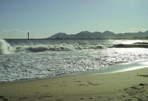 beach, Cannes, day, eye level view, France, Provence Alpes Cote D