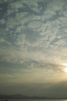 afternoon, Altocumulus, Altostratus, cloud, cloudy, Croatia, day, eye level view, open space, sky, summer, Zadarska