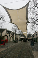 canopy, city, day, eye level view, France, Ile-De-France, natural light, Paris, pavement, street, urban, winter