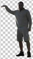 casual, caucasian, cutout, cutout men, cutout people, day, eye level view, front, male, man, standing, summer, sunny