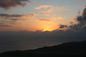 Canarias, cloud, coastline, dusk, elevated, evening, Las Palmas, seascape, sky, Spain, sunset