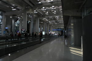 airport, artificial lighting, Bangkok, ceiling, escalator, eye level view, floor, interior, Krung Thep Mahanakhon, Thailand
