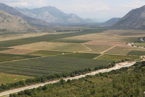 autumn, Croatia, day, elevated, field, mountain, sunny, valley