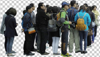 asian, autumn, ceremony, cloudy, cutout groups, eye level view, people, square, tourist