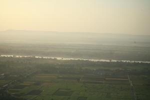aerial view, dusk, East Timor, Egypt, Egypt, field, river