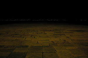 artificial lighting, Croatia, eye level view, night, pavement, pavement, paving, promenade, spring, Zadar, Zadarska