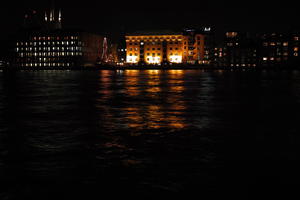 building, city, city, city lights, cityscape, England, evening, eye level view, London, night, river, The United Kingdom, winter